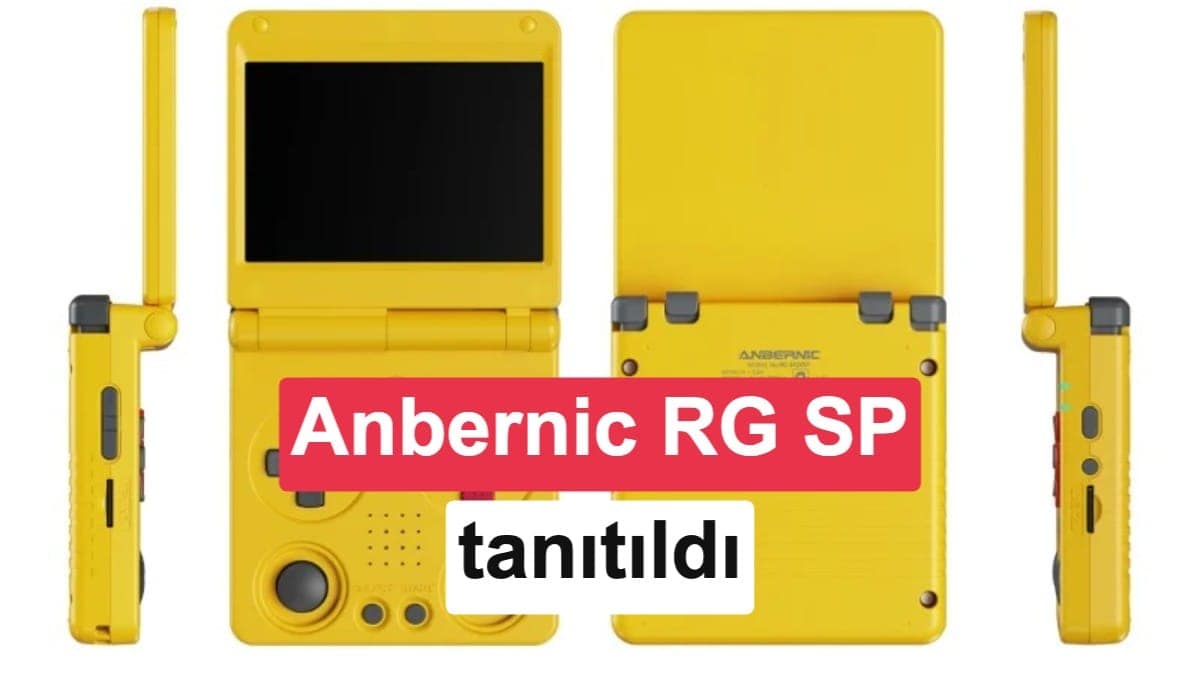 Tıpatıp Game Boy Advance SP: Anbernic RG SP duyuruldu