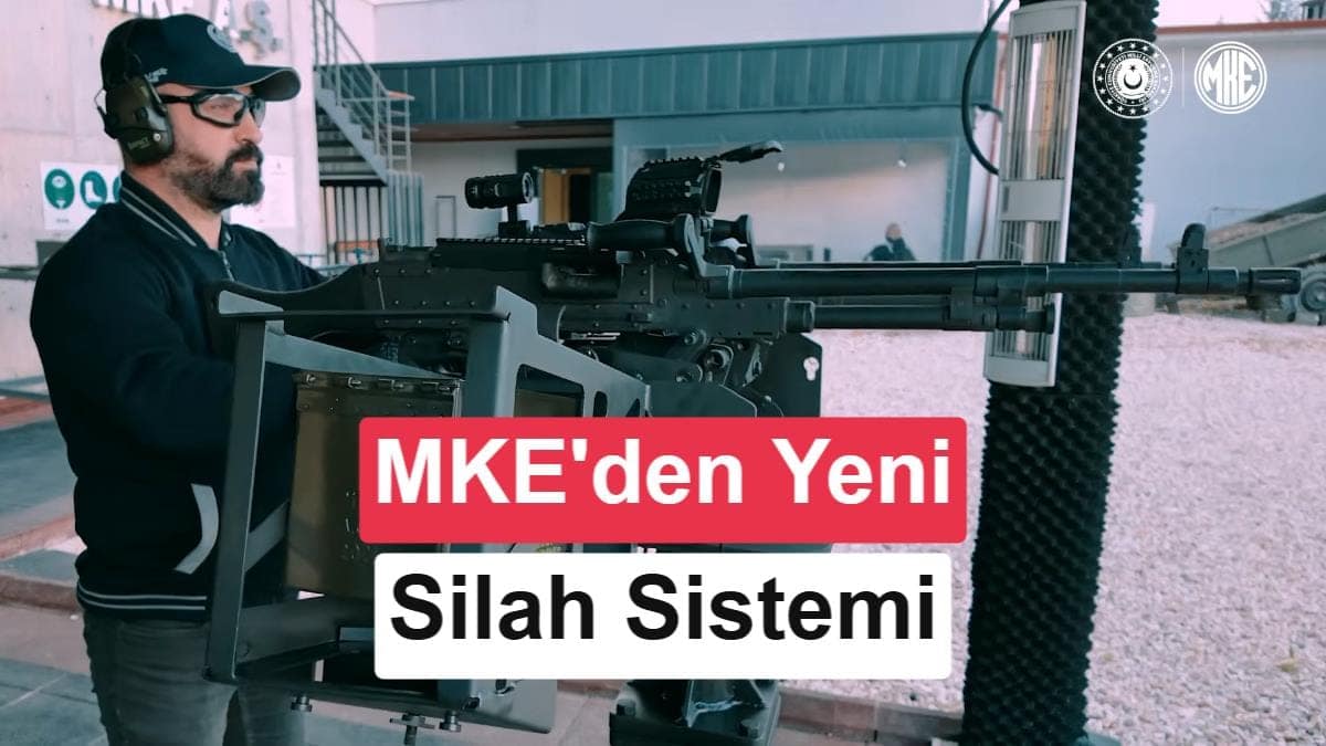 MKE MAP DUAL: Aynı anda iki makineli tüfekle ateş edebiliyor