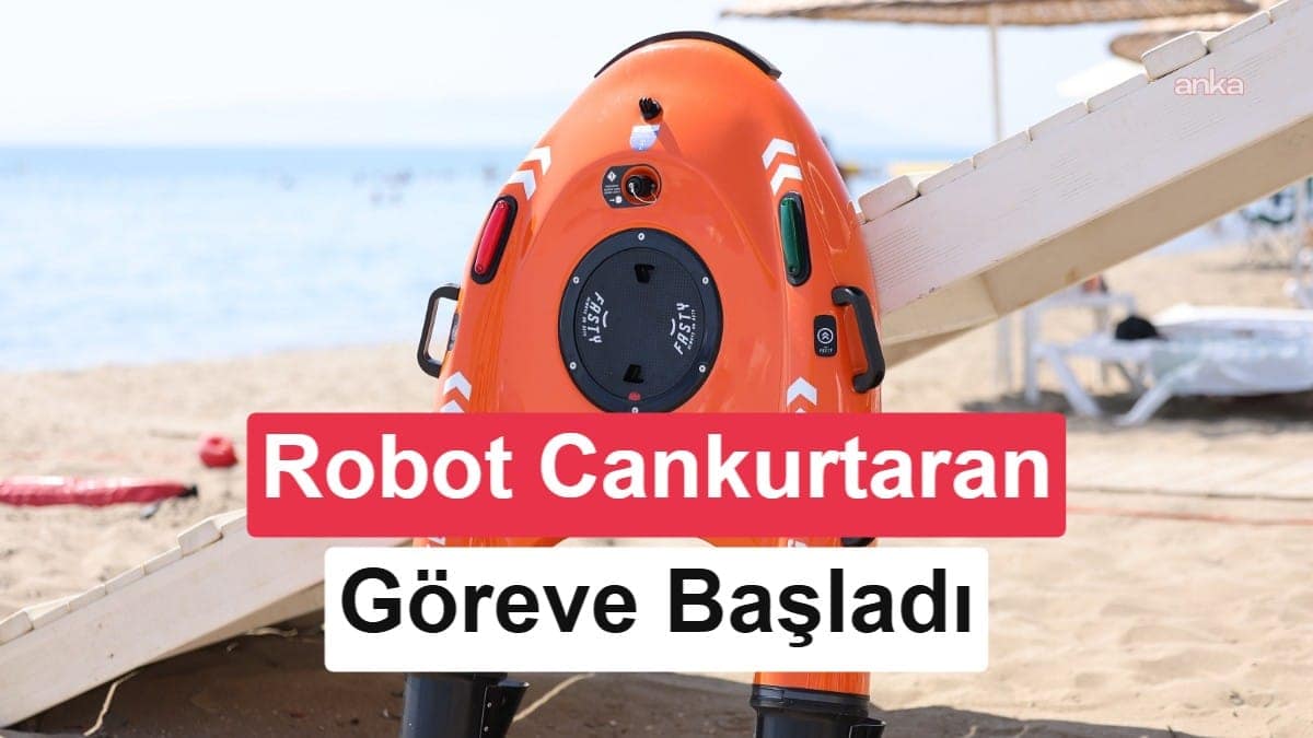 Tekirdağ sahillerinde robot cankurtaranlar göreve başladı